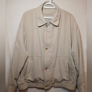 Bugatti Bomber Jacket Size XL  Full Zipper + Button up